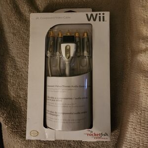 Rocketfish 6ft Component Video/Stereo Audio Gaming Cable for the Nintendo Wii